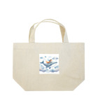 hinasoyuの鯨雲狐 Lunch Tote Bag
