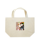 鈴木敏夫のジーパンがかわいいねー犬には　お似合いかも Lunch Tote Bag