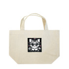 Tomo,s SHOPのネコのミミコ Lunch Tote Bag