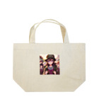 SWQAのソロキャンプjk Lunch Tote Bag