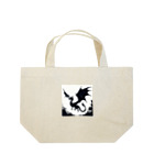 野良猫のアトリエのドラゴン（シルエット） Lunch Tote Bag