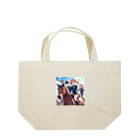 SWQAの馬で通学する仲間たち Lunch Tote Bag