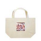 SWQAの温泉を楽しむ女子 Lunch Tote Bag