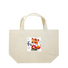 桃の花の歌うキツネの王子さま Lunch Tote Bag