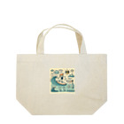 海の幸のサーファー Lunch Tote Bag