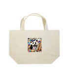 akinyan3128の絵描きのパンダ君 Lunch Tote Bag