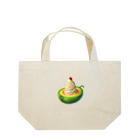 かるるんショップのメロンと生クリームとさくらんぼ Lunch Tote Bag