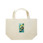 アニマルxスポーツグッズ「アニマル・ヒーローズ」のサーフィンするゴリラ YOSHIO Lunch Tote Bag
