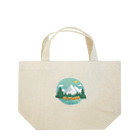 ファンシーTシャツ屋のアウトドアーワッペン Lunch Tote Bag