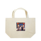 tomoi7632の夕暮れのカップル Lunch Tote Bag