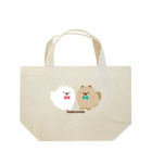 7kuma工房の白ポメとタヌぽめ Lunch Tote Bag