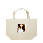 みやこのオリジナルショップの褐色肌のAI美少女のオリジナルグッズ Lunch Tote Bag