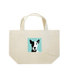 Ki-nacoのMonokurodog Lunch Tote Bag