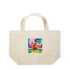 もふもふ86のダックスフンド Lunch Tote Bag