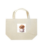 Tiny Cute Crittersのちっちゃいプードル Lunch Tote Bag