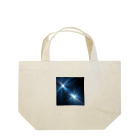 itacyoko(AIイラスト屋)の宇宙に輝く青い光 Lunch Tote Bag