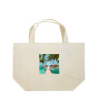 Totally-Fascinatingのモルディブビーチバンガロー Lunch Tote Bag