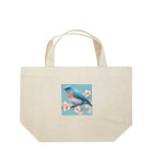 ❤︎cute❤︎のbeautiful blue bird Lunch Tote Bag