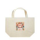G7のショップの 花咲く彼方の美少女のアートコレクションBeauty Amidst Blossoms - Girl's Art Collection Lunch Tote Bag