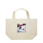 peinto888のスキーうさちゃん Lunch Tote Bag