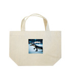 クロコダイリテンのIceSkatingWANI Lunch Tote Bag