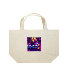 white-Stoneのフィットネスベア Lunch Tote Bag