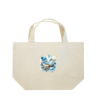 SaunaSplashArt サウナスプラッシュアートの水風呂デザイン１（大） Lunch Tote Bag