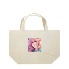 Kyon_IllustItemShopのアーティストのアンニュイ美人 Lunch Tote Bag