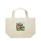 barisukaのフットボーラーブルドッグ Lunch Tote Bag