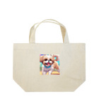 happiness_shopの踊るかわいいシーズー犬 Lunch Tote Bag