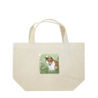 にゃんこーねこの草の中の猫 Lunch Tote Bag