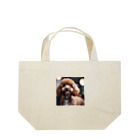 shaiermoiの首をかしげているトイプードル Lunch Tote Bag