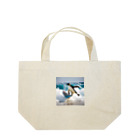 hakumenhonのサーフィンするペンギン Lunch Tote Bag