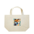 KAPPA TRAVEL GOの柴犬の幾何学 Lunch Tote Bag