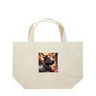 Fujimishokaiの牛の絵　力強く王者のような風格を醸し出しています。 Lunch Tote Bag