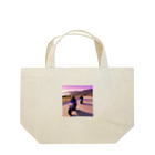 the blue seasonの紫陽花の道を駆ける Lunch Tote Bag