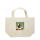 yuki_tukuruの駆け出す猫 Lunch Tote Bag