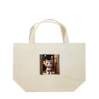 asnaynのドアを開ける猫ちゃん Lunch Tote Bag