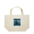 tozaki5573のクジラの親子 Lunch Tote Bag