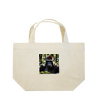 sunday_sataurday_freedayの驚いているゴリラ Lunch Tote Bag