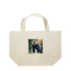 sunday_sataurday_freedayの負けず嫌いなゴリラ Lunch Tote Bag