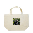 sunday_sataurday_freedayの内向的なゴリラ Lunch Tote Bag