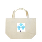 shiawase_hakobuの青いクローバー Lunch Tote Bag