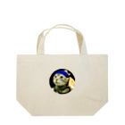 ぐうライショップの真珠の耳飾りの猫２ Lunch Tote Bag