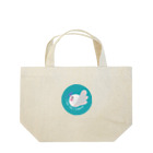 文鳥屋さんの1型糖尿病文鳥デザインロゴマーク Ver.グリーン Lunch Tote Bag