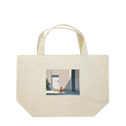 ねこあそびのねこのせなか Lunch Tote Bag