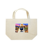 mito_happyのカーボーイパグ Lunch Tote Bag