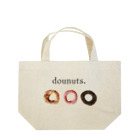 codomo no comonoのフェルトで作ったドーナツのアイテムたち Lunch Tote Bag