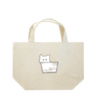 ふぅのねこは液体【白猫】 Lunch Tote Bag