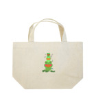 chicodeza by suzuriの雨の日のカエルタワー Lunch Tote Bag